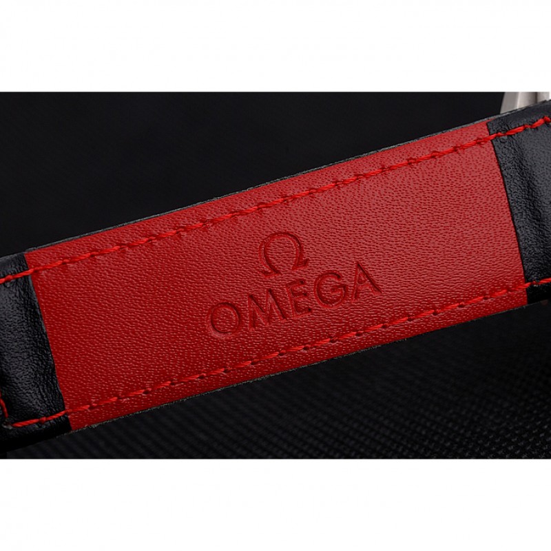 Best Replica Watches Omega Seamaster Bullhead White Dial Stainless Steel Case Black Leather Strap 622825-7