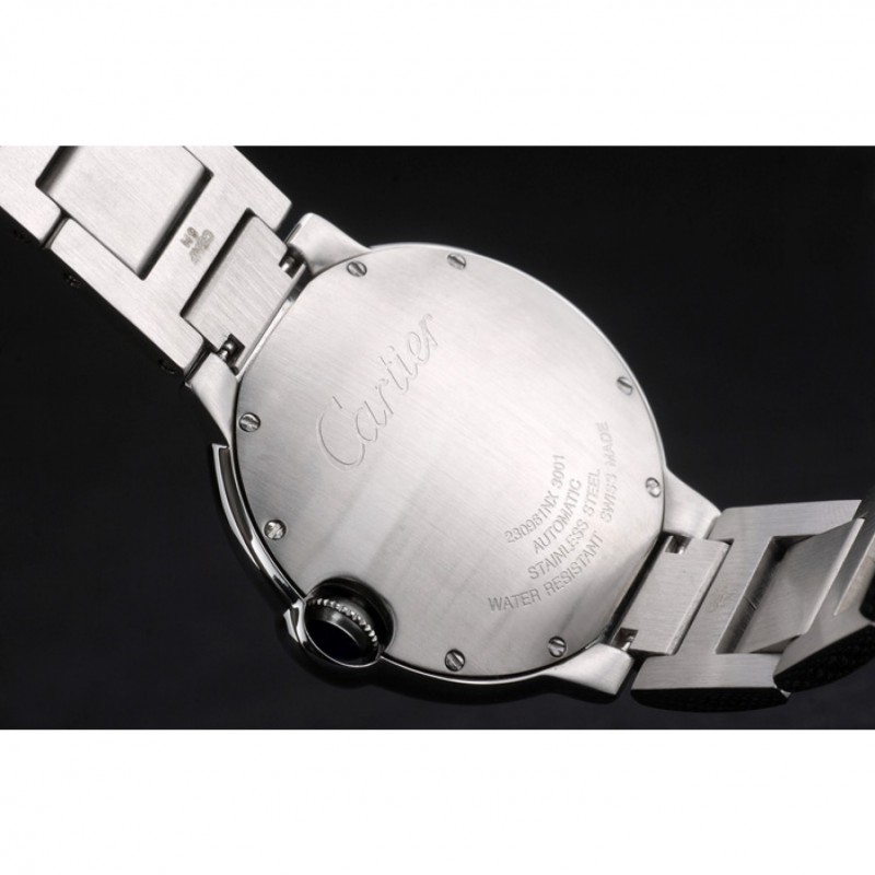 Cartier Ballon Bleu 42mm Pink Dial Stainless Steel Case And Bracelet-7