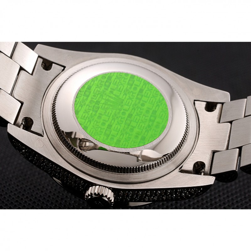 Best Replica Watches Swiss Rolex Day-Date Diamond Pave Dial Diamond Case Diamond Bracelet 1453950-6