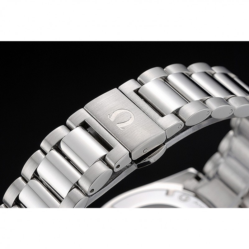 Luxury Replica Watches Omega Seamaster Aqua Terra Ivory Dial Black And Yellow Seconds Hand Stainless Steel Bracelet 622525-6