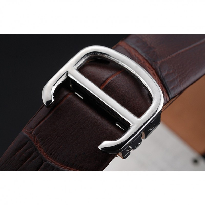 Cartier Santos 100 Diamond Silver Bezel 621926-6