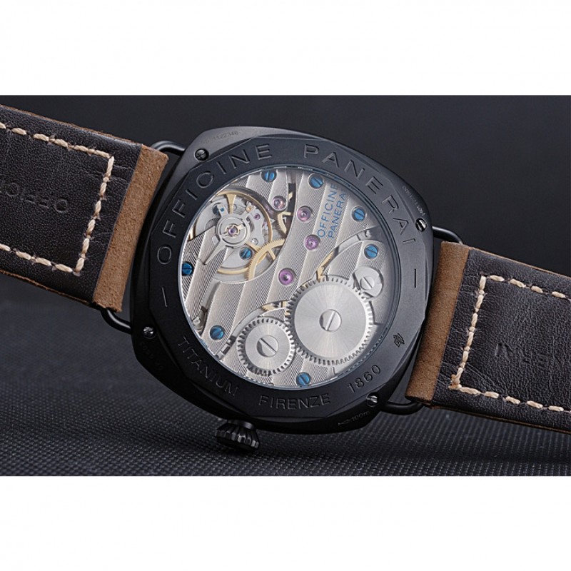 Panerai Luminor Marina Militare Ion Plated Stainless Steel Bezel Khaki Bracelet 622319-8