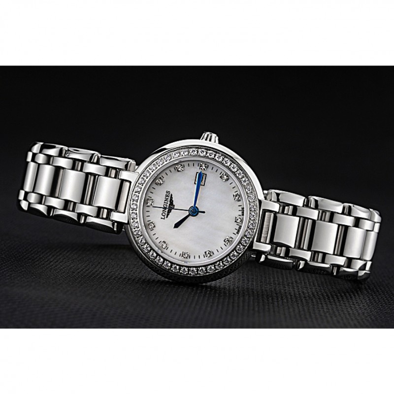 High Quality Longines PrimaLuna Stainless Steel Diamonds Case 622588-4