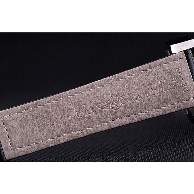 Breitling Bentley Flying B Chronograph Leather Bracelet Watch 622330-7