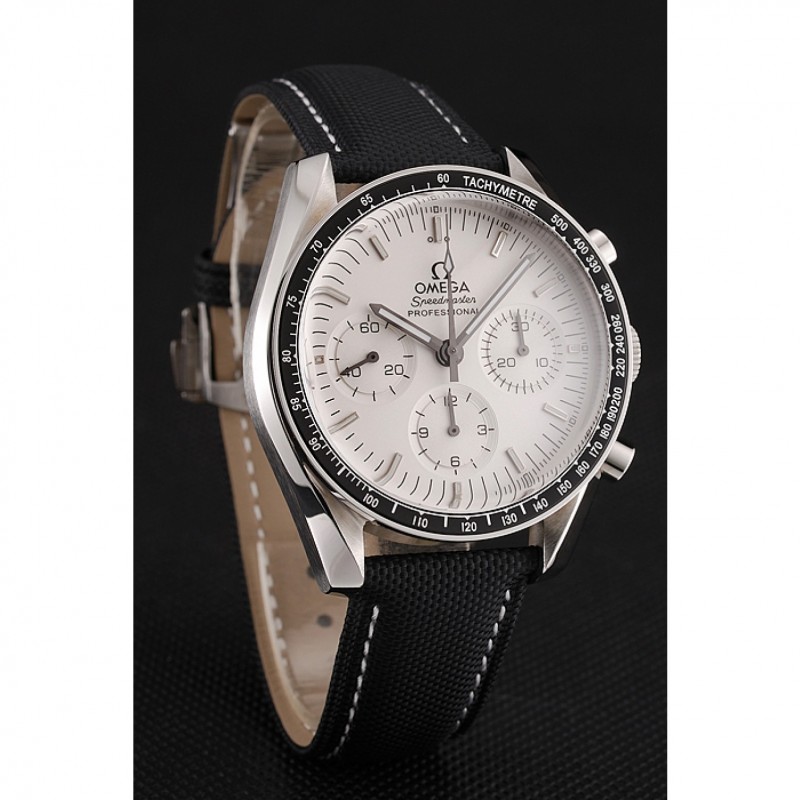 Swiss Omega Speedmaster Professional White Dial 1453934-1