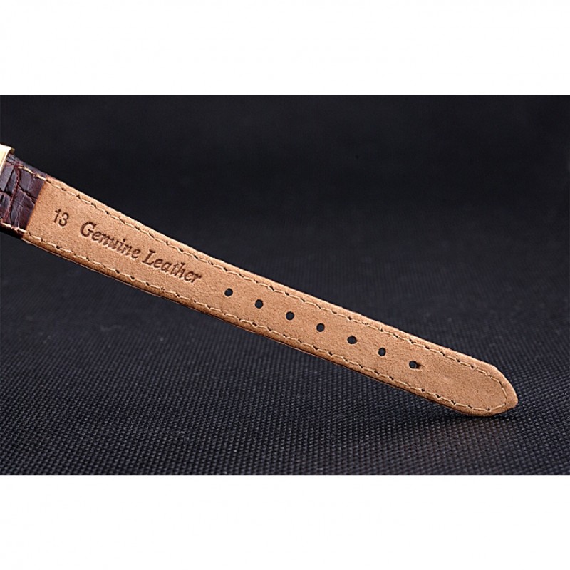 Longines La Grande Classique White Dial Brown Leather Strap Femme 622120-6
