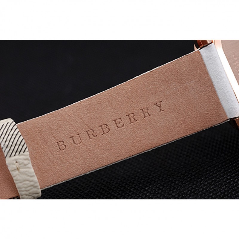 Burberry The City Classic Silver Dial White Bracelet 622563-6