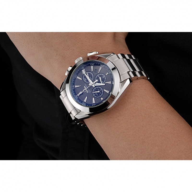 Omega Seamaster Aqua Terra Chronograph Teak-Grey Dial Stainless Steel Bracelet 622527-8