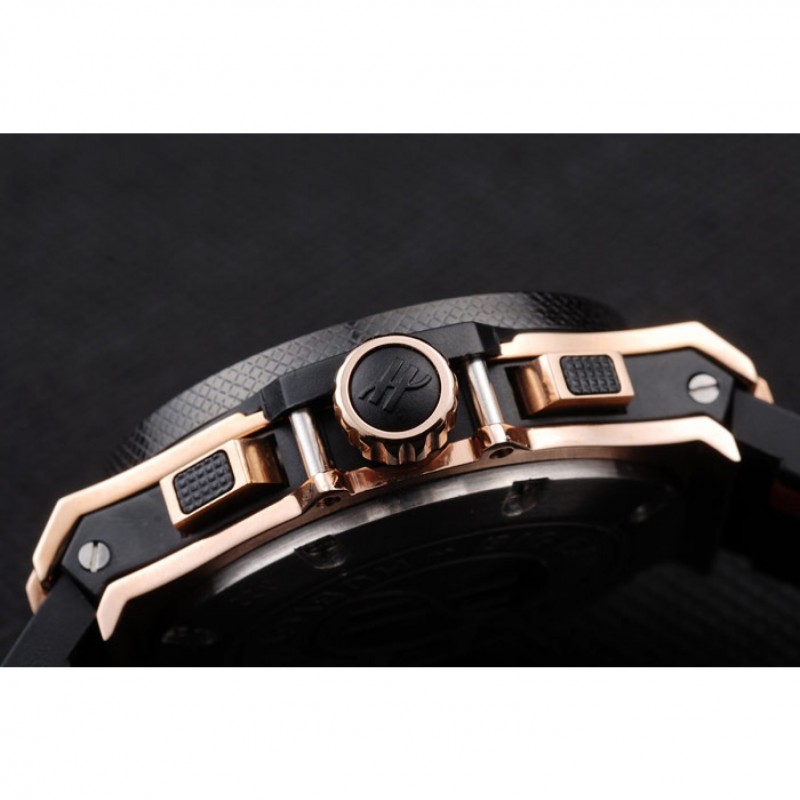 Luxury Hublot Limited Edition Luna Rosa Gold Dial Watch-8