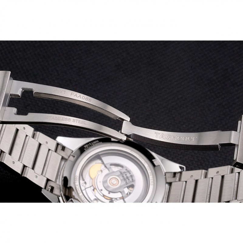 Swiss Tag Heuer Carrera Calibre 5 Black Dial Stainless Steel Case And Bracelet-6