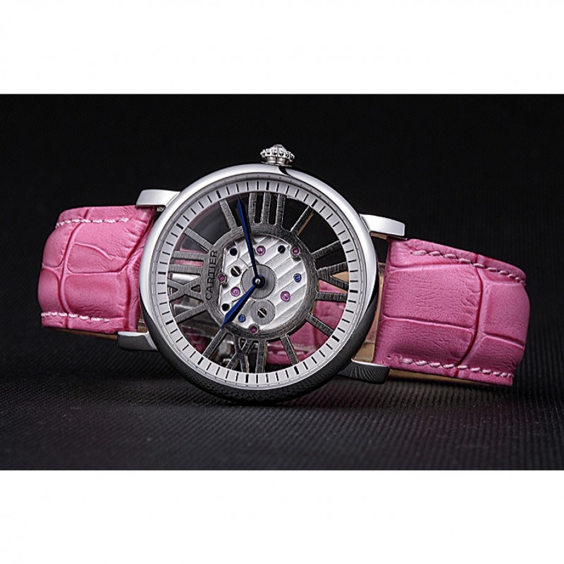 Cartier Rotonde Skeleton Flying Tourbillon Pink 621973-4