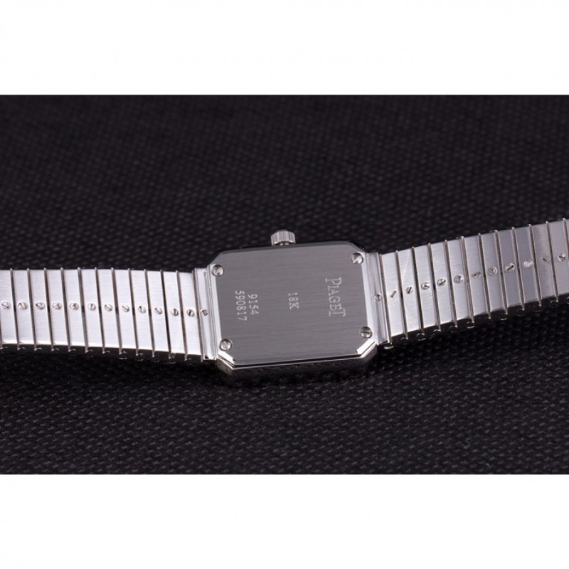 Piaget Swiss Limelight Diamonds Encrusted Stainless Steel Watch 80294-8