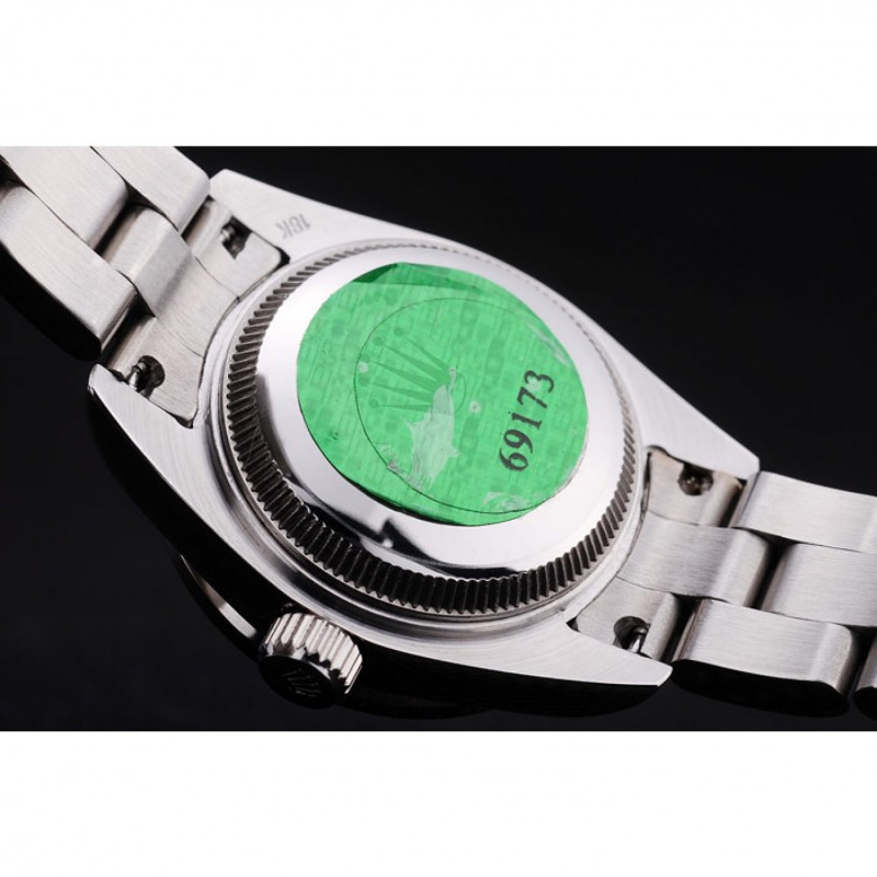Rolex Datejust Polished Silver Diamonds Bezel Silver Dial 7474-7