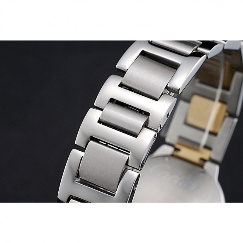Swiss Cartier Ballon Bleu 36mm Silver Dial Stainless Steel Case Two Tone Gold Bracelet 622878-5