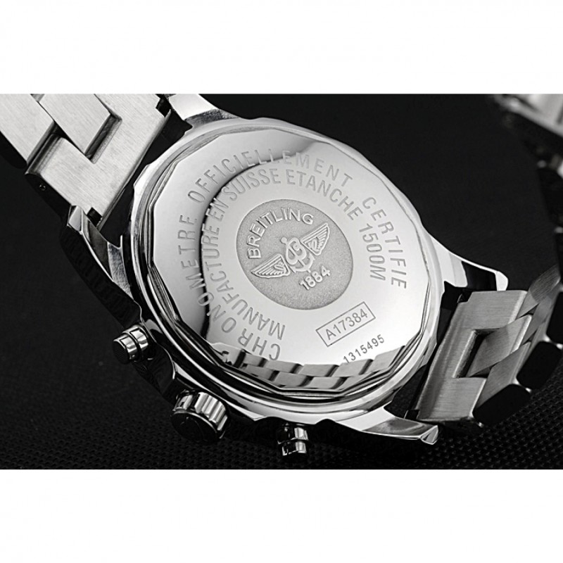 Breitling Colt Chronograph II Black Dial Stainless Steel Bracelet 622427-7