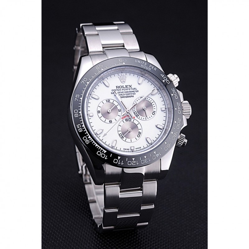 High Quality Rolex Cosmograph Daytona White Dial Stainless Steel Bracelet 622542-1