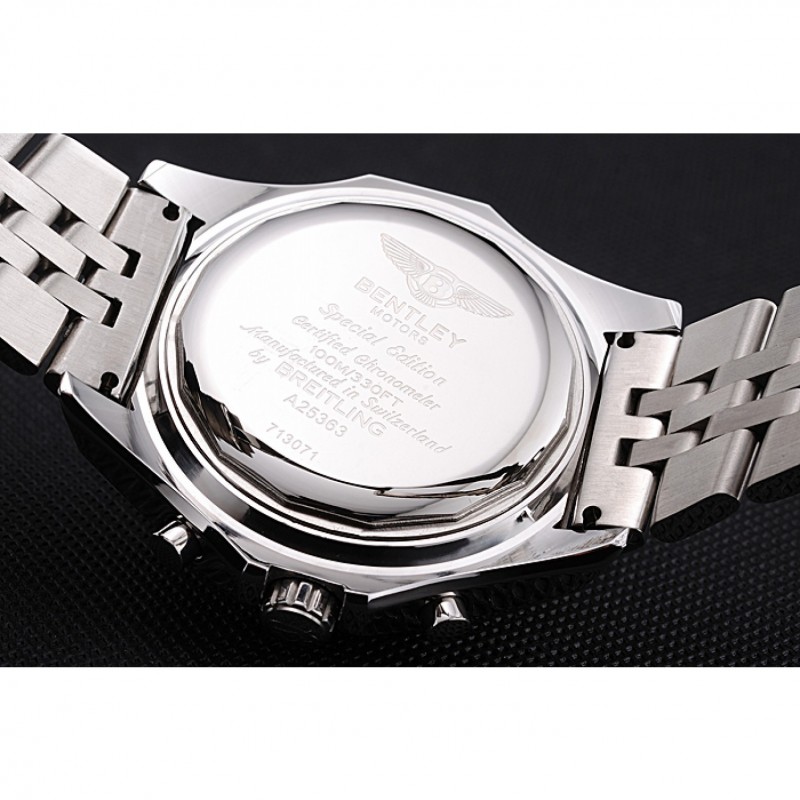High End Replica Watches Breitling Bentley Supersports Blue Dial Stainless Steel Case And Bracelet 622221-7