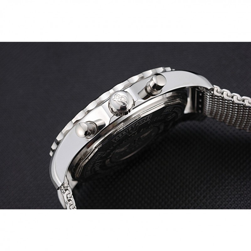 High Quality Breitling Navitimer Stainless Steel Strap Blue Dial-6