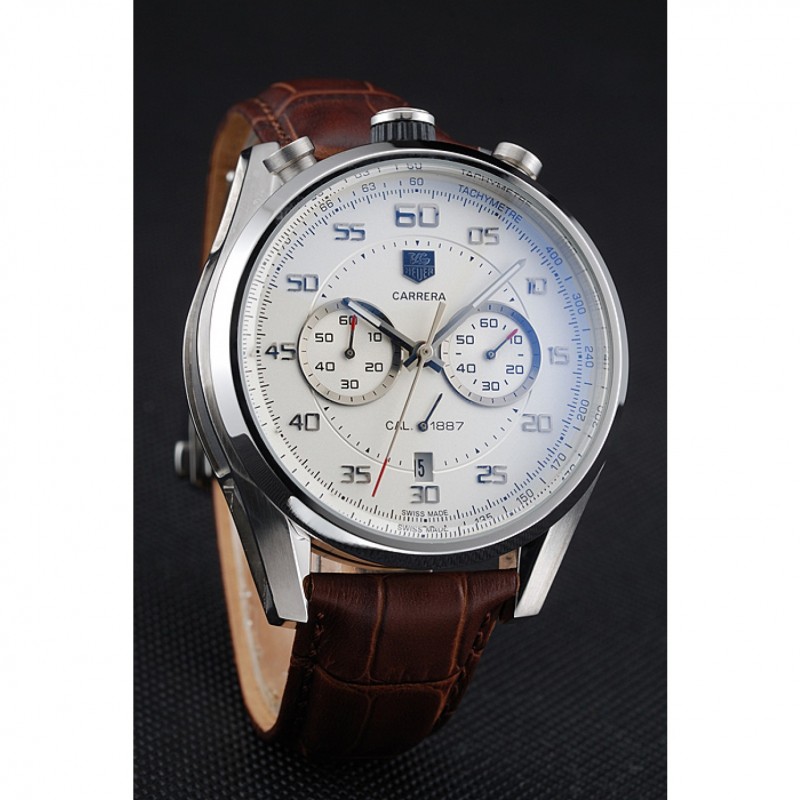Tag Heuer Carrera Calibre 1887 Chronograph Brown Strap 622071-2