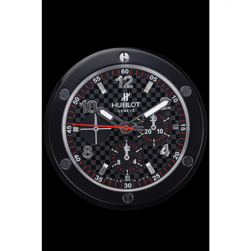Cheap Hublot Big Bang King Power Wall Clock Black-Grey 622467-1