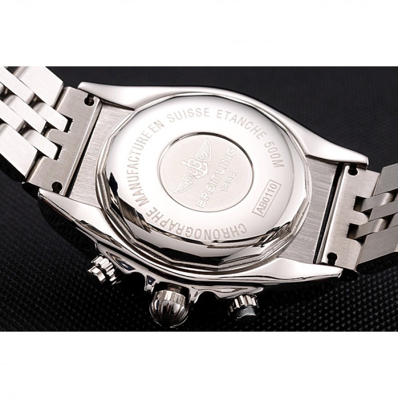 Breitling Chronomat 44 Blue Dial with Black Subdials Stainless Steel Bracelet 622508-6