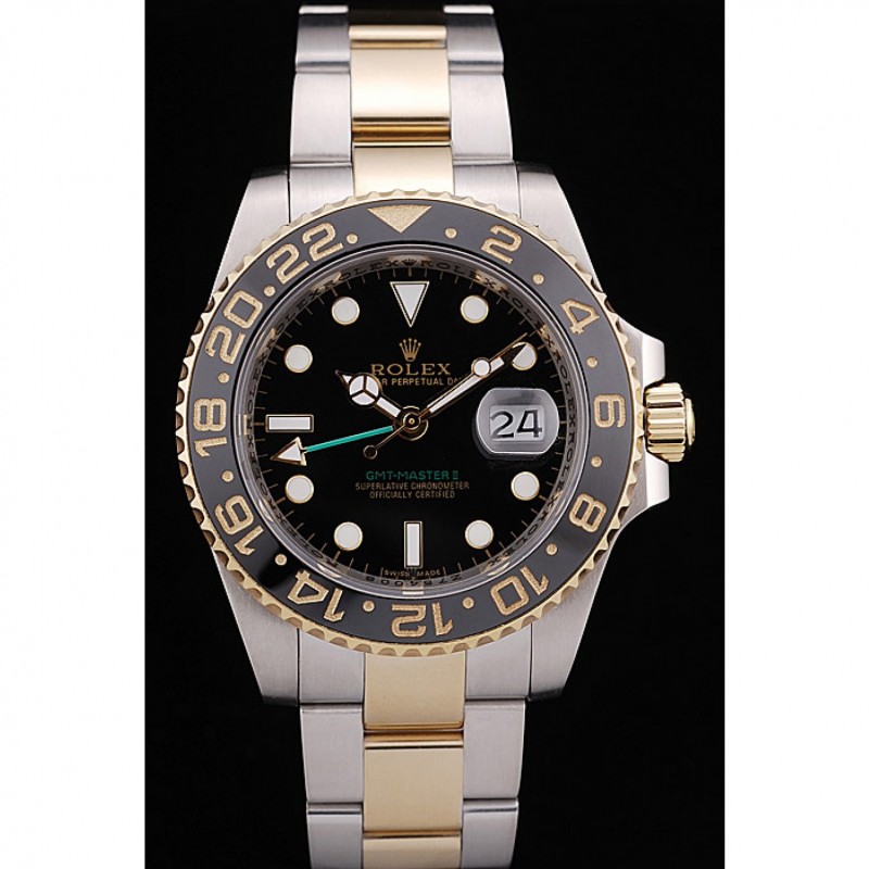 Rolex GMT Master II Black Ceramic Bezel Black Dial 98229-0