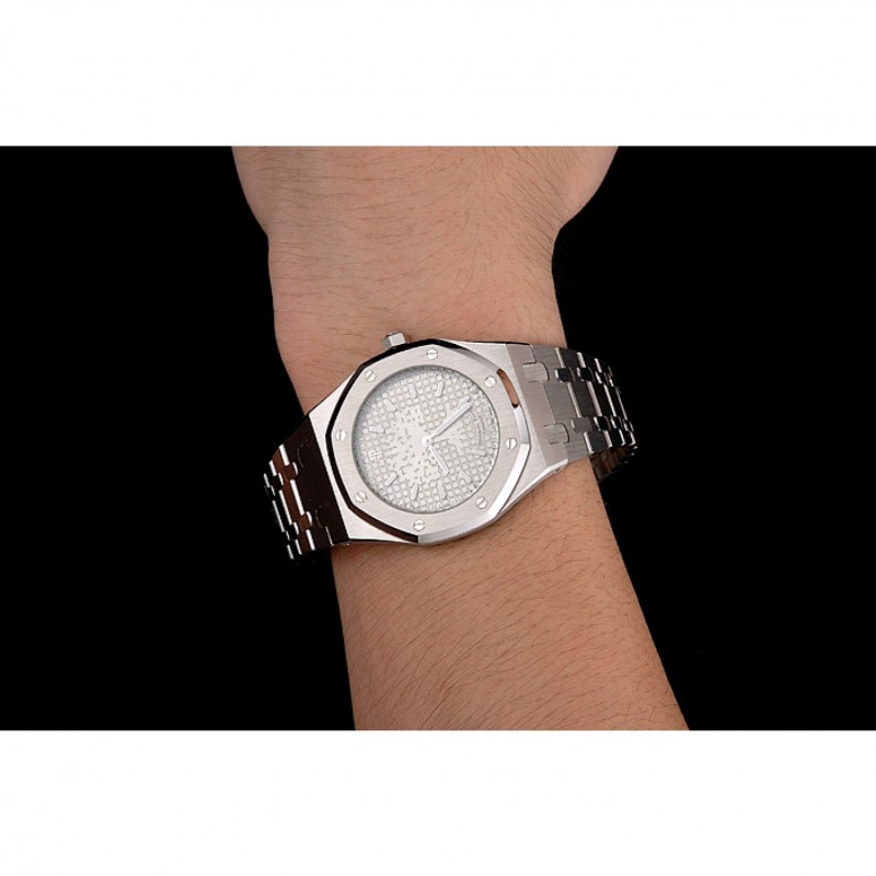 Cheap Audemars Piguet Royal Oak Fondation Gray Dial Stainless Steel Case And Bracelet-8