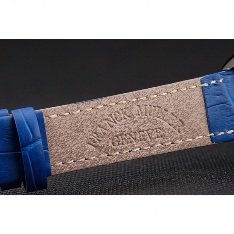 Franck Muller Casablanca Blue Croco Leather Band 621643-6