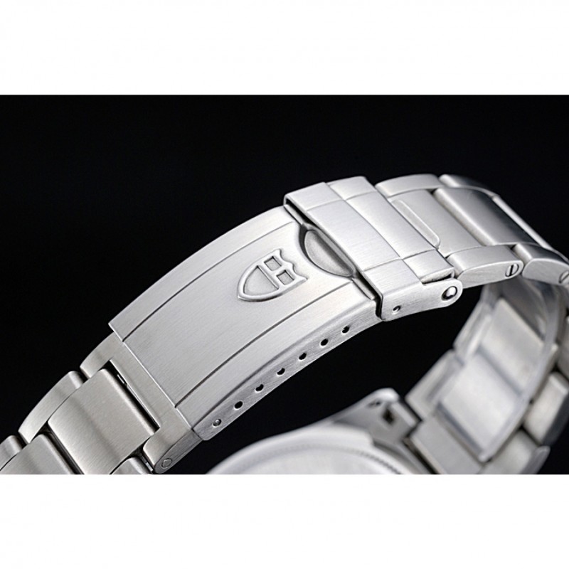 Tudor Heritage Chronograph Black Dial Stainless Steel Bracelet 622418-7