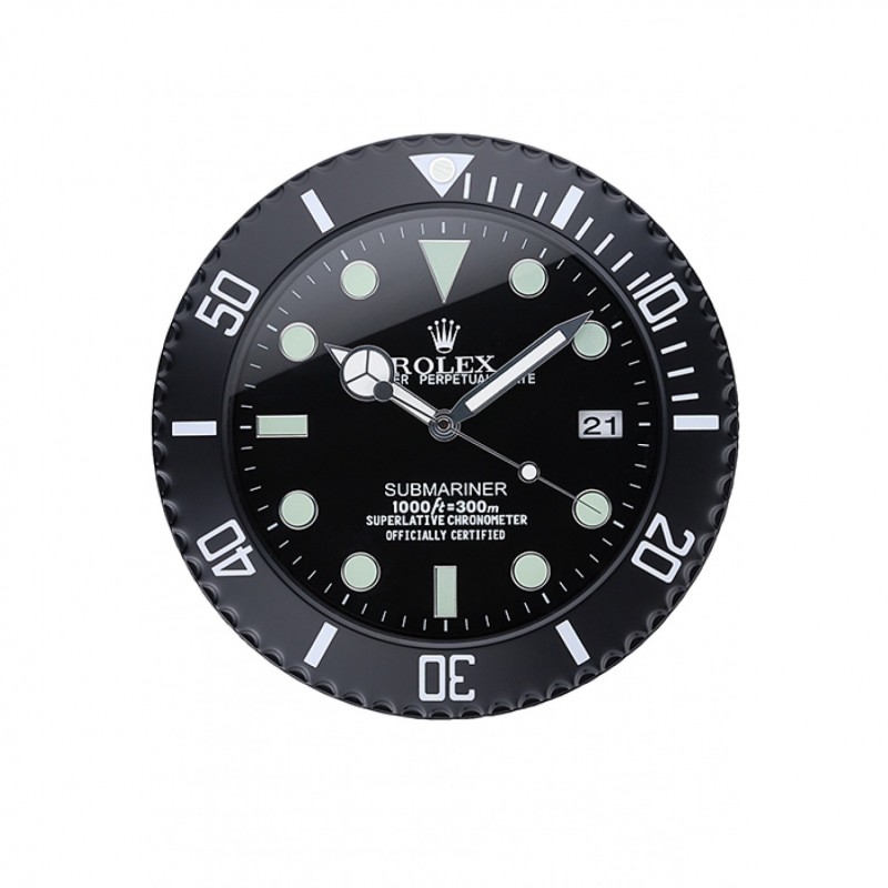 Rolex Submariner Wall Clock Black 622474-0
