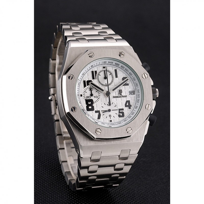 Audemars Piguet Royal Oak Offshore White Dial Stainless Steel Case And Bracelet-2
