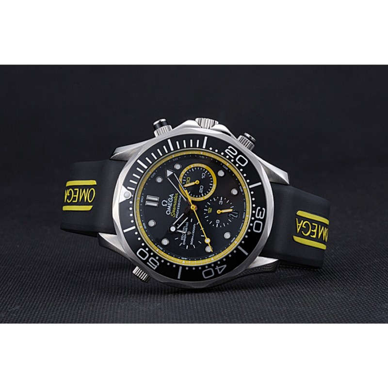 Omega Seamaster Planet Ocean Black Rubber Bracelet 622048-4