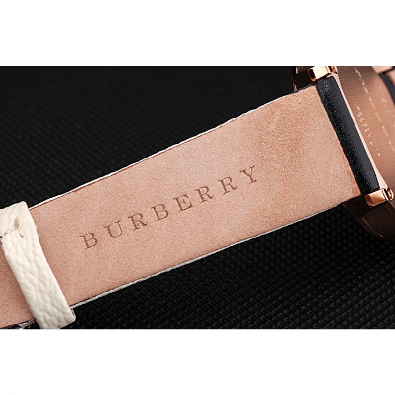 Burberry The City Classic Silver Dial Black Bracelet 622565-7