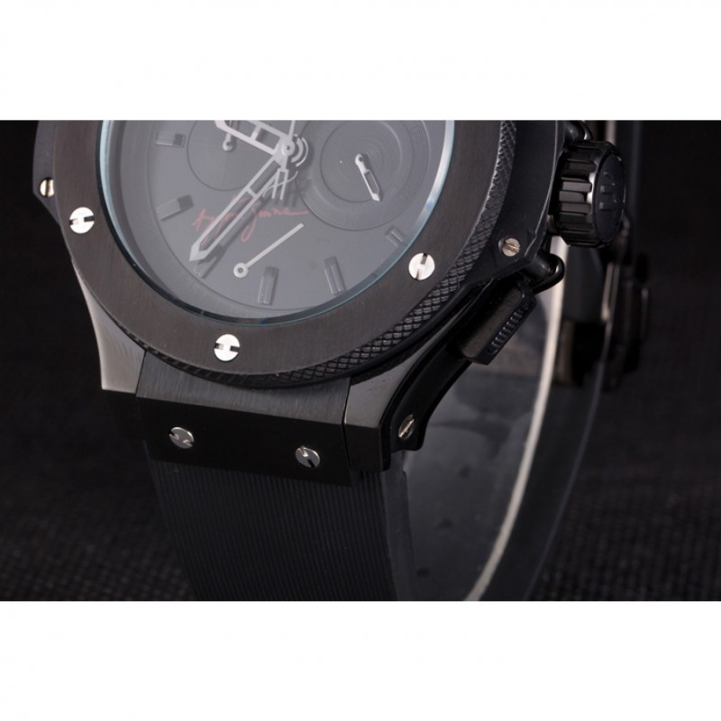 Luxury Replica Watches Hublot Limited Edition Ayrton Senna Black Dial Watch-6
