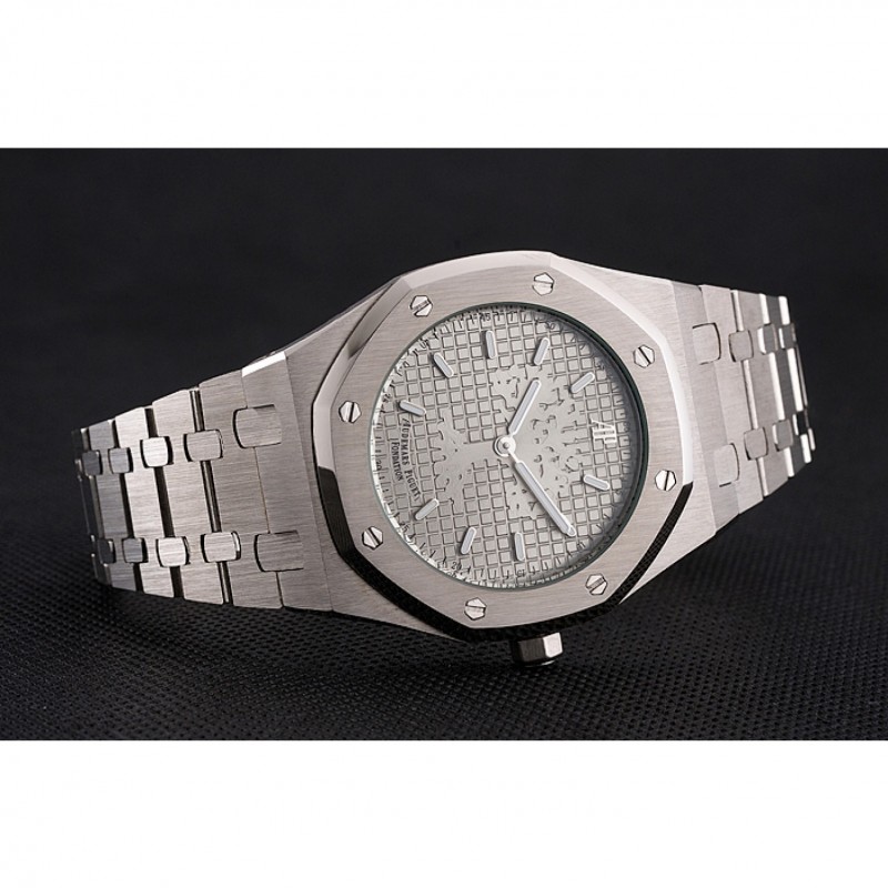 Cheap Audemars Piguet Royal Oak Fondation Gray Dial Stainless Steel Case And Bracelet-4