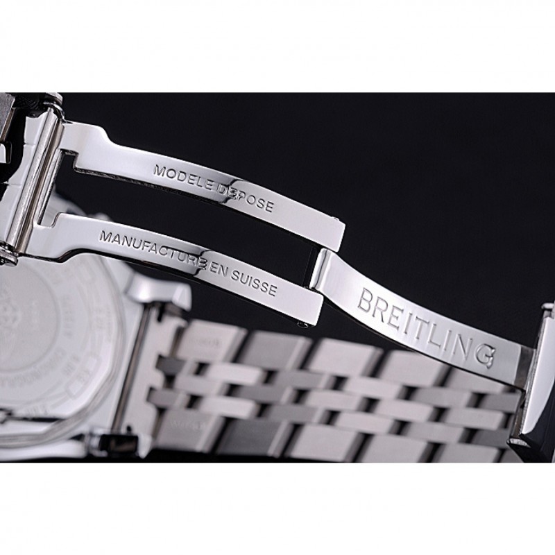 Breitling Chronomat Evolution Black Dial Stainless Steel Bracelet 622515-8