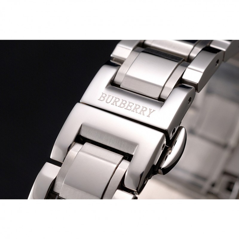 High End Burberry The City Black Dial Stainless Steel Case And Bracelet-5