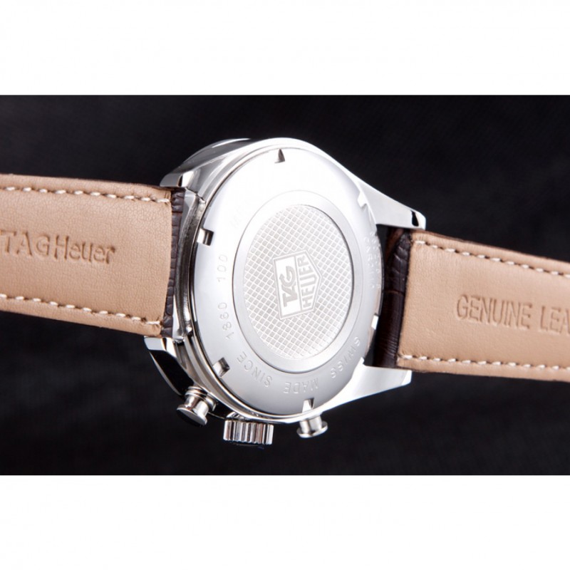 Tag Heuer Carrera Mikrograph Limited Edition Brown Leather Strap 7916-8