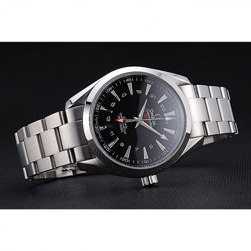 Omega Seamaster Planet Ocean GMT Black Dial Stainless Steel Band 622398-3