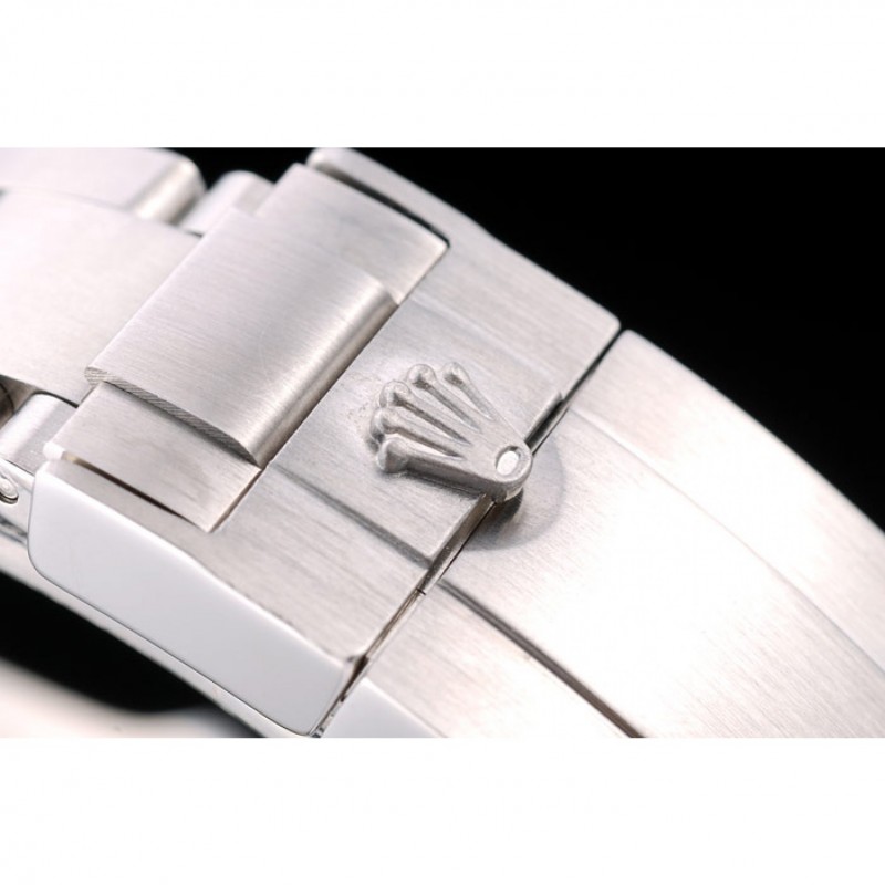SS Rolex Swiss Explorer Stainless Steel Bezel White Dial Watch-5