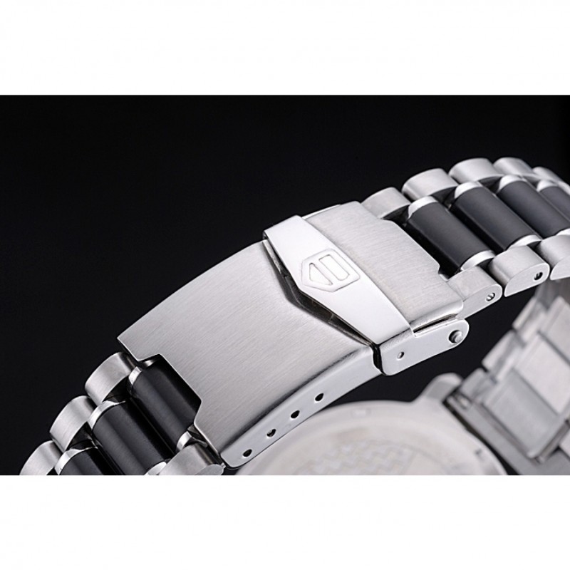 Tag Heuer Formula 1 Calibre 16 Chronograph Black Dial Two Tone Stainless Steel Band 622413-7