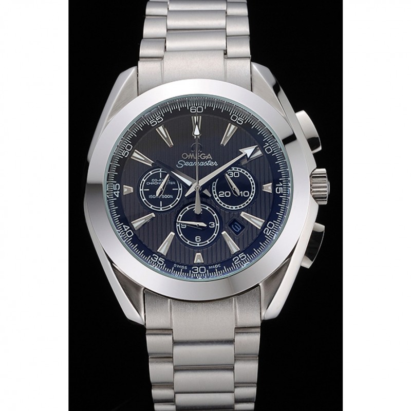 Omega Seamaster Aqua Terra Chronograph Teak-Grey Dial Stainless Steel Bracelet 622527-1