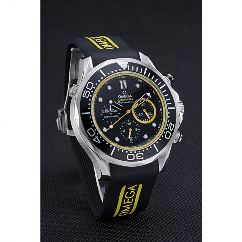 Omega Seamaster Planet Ocean Black Rubber Bracelet 622048-2