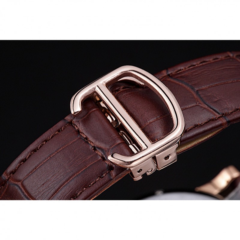 Cheap Cartier Rotonde Flying Tourbillon White Dial 621940-5