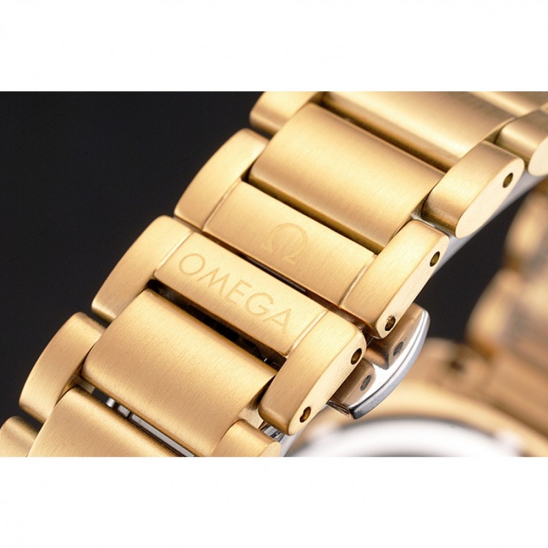 Omega Globemaster White Diak Gold Case And Bracelet-5
