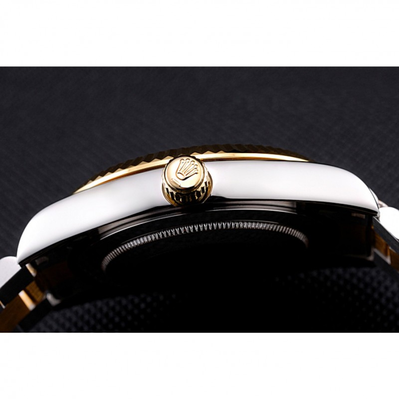 Rolex Day-Date Two Tone Stainless Steel 18k Gold Plated Gold Dial-8