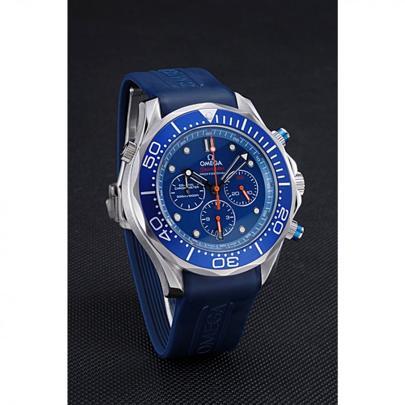 Luxury Replica Watches Omega Seamaster Professional Emirates Team 2013 Blue 622045-2