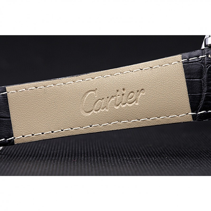 High End Replica Watches Cartier Rotonde Flying Tourbillon Diamonds White Dial 621954-6