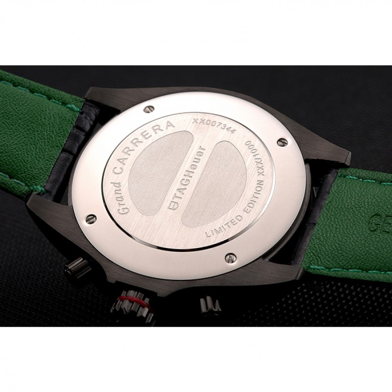 Tag Heuer Carrera Black Stainless Steel Case White Dial 98246-7
