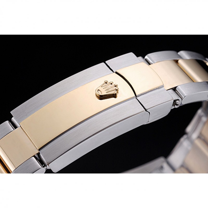 SS Replica Watches Rolex Datejust Stainless Steel And Gold Case Gold Dial 622265-5
